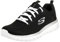 Skechers Women's Graceful Get Connected Sneaker, Black Mesh White Trim, 4 UK