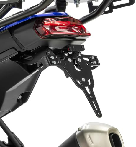 ZIEGER Pro Motorrad kurzer Kennzeichenhalter Kennzeichenträger Nummernschildhalter (kompatibel mit Yamaha Ténéré 700 Baujahr 2019 bis 2023)