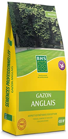 BHS GDP10 | 10kg | 465 m² | Gazon Anglais | Destiné aux jardins haut de gamme | Met en valeur l’environnement des belles propriétés |
