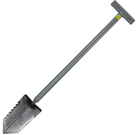 Lesche Sampson Pro-Series T-Handle Shovel with Serrated Blade 31” Tall