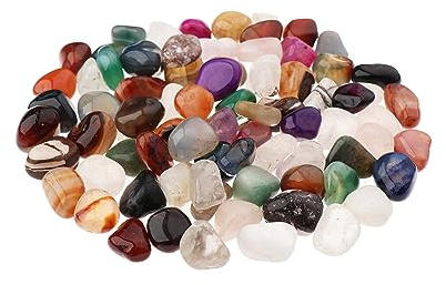 NKlaus 300g Pietre burattate Multi Mix 10-15 mm Pietre curative Pietre Gemme Decorazione Gioielli 14699