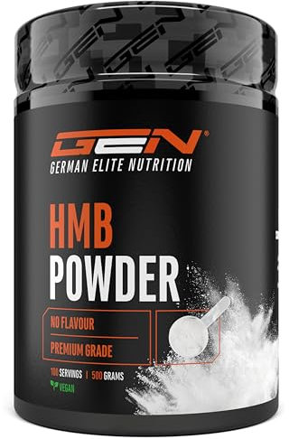 German Elite Nutrition - HMB - 500 g di polvere - Alta purezza - Aminoacido beta-idrossibetametilbutirrato - Testato in laboratorio - Vegan