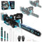 Akku Kettensäge kompatibel mit Makita 18V, 12 Zoll 30 cm Astsäge Elektro-Kettensäge, elektrisch akkusäge mit Sicherheitsschloss Automatischer Öler säge Handkettensäge (Ohne akku)