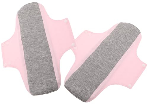 KAILIKETIY Compresas Posparto Reutilizables de Algodón para Mujer, Ultrafinas E Invisibles, 2piezas, Ideales para Recuperación Postparto y Viajes