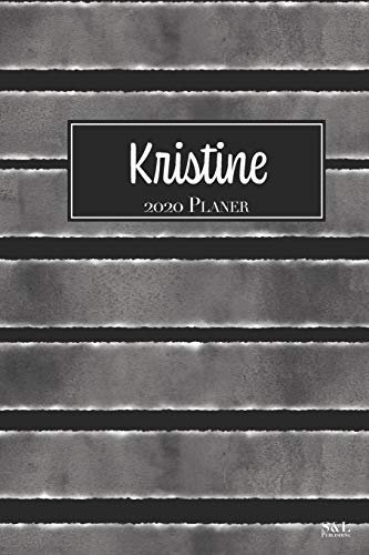 Kristine 2020 Planer: A5 Minimalistischer Kalender Terminplaner Jahreskalender Terminkalender Taschenkalender mit Wochenübersicht