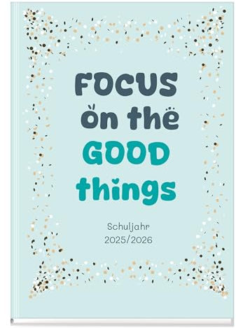 PERSEN Schuljahresplaner Hardcover 2025/26 - Hardcover, DIN A5, Lehrerkalender für alle Klassenstufen, mit Halbjahreskalender, Ferienkalender & Stundenplänen - Motivation