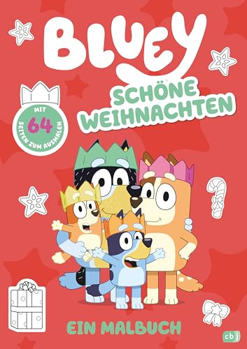 BLUEY – Schöne Weihnachten – Ein Malbuch: Mit 64 Seiten zum Ausmalen (BLUEY – Beschäftigung, Band 5)