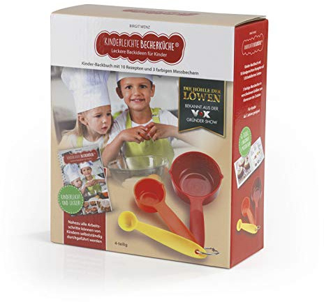 Kinderleichte Becherküche: Leckere Backideen für Kinder (Band 2) mit 3-teiligem Becher-Set, kinderleicht backen nach Bildern, Backbuch für Kinder ab 3 Jahren, Kochbuch, Kuchenklassiker bis Pizza