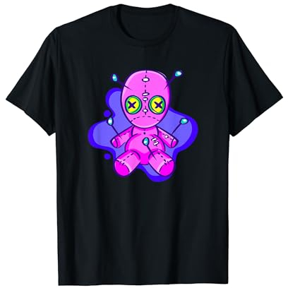 Pastell Goth Kawaii Voodoo-Puppe Hexe Japanisches Menhera T-Shirt