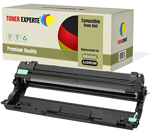 TONER EXPERTE® Schwarz Trommel kompatibel zu DR243 DR-243CL (18000 Seiten) für Brother DCP-L3510CDW DCP-L3550CDW HL-L3210CW HL-L3230CDW HL-L3270CDW MFC-L3710CW MFC-L3730CDN MFC-L3750CDW MFC-L3770CDW