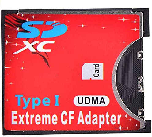 Original kvalitet minne Extreme Single SD MMC SDHC SDXC SLOT TILL CF Typ I Compact Flash CF-kortadapter för höghastighetsanvändning med SLR-kameror