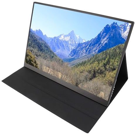 Bewinner Monitor Portatile, Display Ad Alta Definizione 2560x1600P, Schermo da Gioco per Computer da 18 Pollici con Supporto VESA, per Console di Gioco per PC Portatili