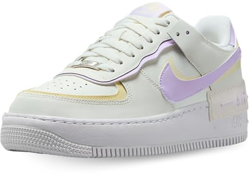 NIKE Damen Air Force 1 Shadow Sneaker, Sail Barely Grape Alabaster White, 39 EU