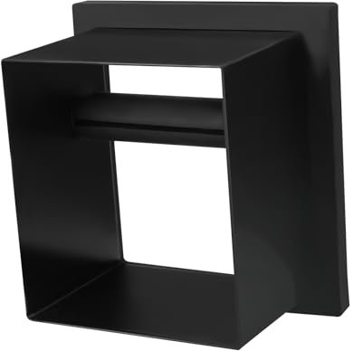 Récipient carré encastré pour marc de café en acier inoxydable - Sans fond - Pour cuisine, bar, café, boutiques - 15,2 x 13,8 x 9,5 cm