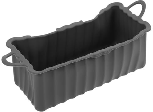 BESPORTBLE Drip Tray for Grill Pan Grease Cup Inserts Oil Catch Tray Replacement Grease Tray Reusable Grease Pan Grill Accessories Silicone Oil Cup Insert Grill Insert Grey