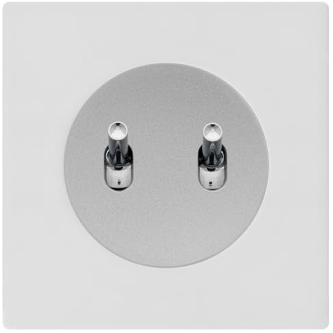 FONTINI - Double Va Et Vient Alu - Manette Chrome Dom