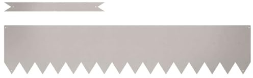 vidaXL Kant för gräsmatta 20 st 100 x 0,05 x 20 cm Väderbeständig stål