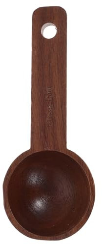 Alipis Cuchara Medidora De Madera Para Granos De Café Cucharilla De Madera Accesorio Hogar Para Medir Polvo De Café