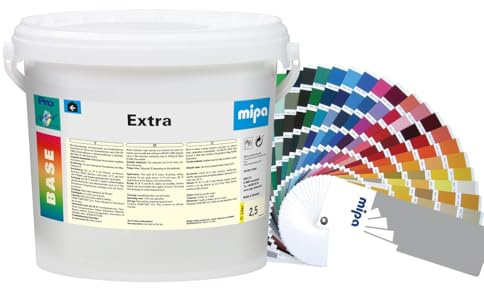 MIPA Extra RAL Innenwandfarbe - Wandfarbe & Deckenfarbe Matt, 2,5 Liter