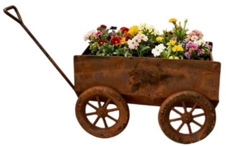 Super Idee Trädgårdsvagn i antik stil (trädgårdskärra)