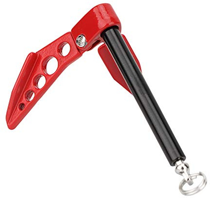 Dioche RC Winch Anchor 1/10 RC Crawler Car Herramienta de Cabrestante de Anclaje Plegable de Metal para Axial SCX10 D90 CC01 - Accesorio Duradero, Liviano y Esencial