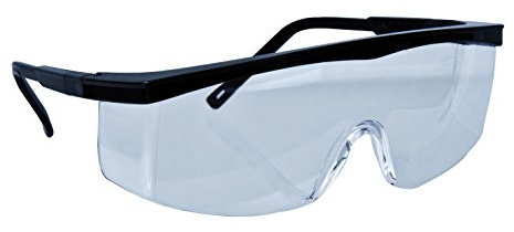 CXS säkerhetsglasögon med 180 ° synfält, unisex säkerhetsglasögon med anti-repor och anti-dimteknik. -