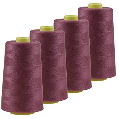 4 x 4572m Qualitäts Overlock-Garn Oeko-Tex Overlock-Nähgarn Farben 581 bis 620