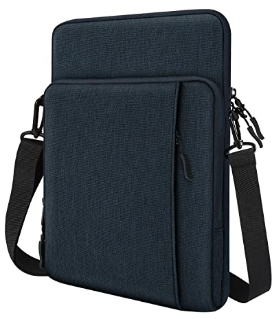 Dadanism 13,3 Custodia Protettiva Borsa Tablet con Tracolla per iPad Pro 13 M5/M4, iPad Air 13 M4/M3, MacBook Neo 13, MacBook Air 13 M5/M4, Galaxy Tab S10 FE Plus 13,1/S10+ 12,4,Indaco
