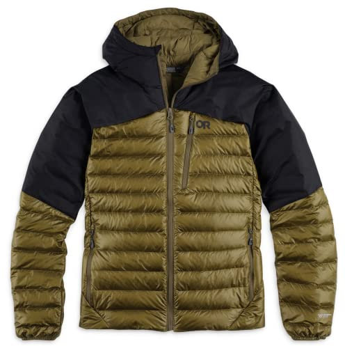 Outdoor Research Helium Down Hooded Jacket Loden/Black XL