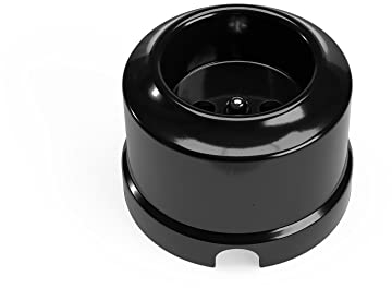 Prise murale française en porcelaine - Noir