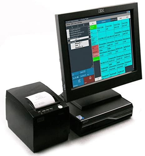 GASTRO Kassensystem mit 15 Touchscreen und Bondrucker, für Shisha-Bar, Restaurant, Gaststätte, Handheld vorbereitet