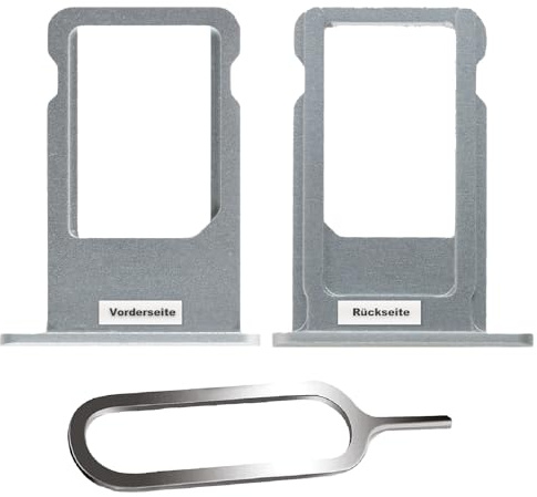 IS-TECK SIM-Kartenhalter Ersatz SIM-Tray Kompatibel mit iPhone 6s Plus inklusive SIM-Nadel SIM-Kartensteckplatz (Space Grey)