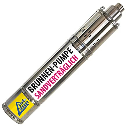 Produktbild Sandverträgliche Tefbrunnenpumpe Schraubenpumpe Brunnenpumpe Wasserpumpe Gartenpumpe Rohrpumpe Hauswasserwerk Bohrlochpumpe für neuangelegte (230V - 4 Zoll SCREW-Star 550W)