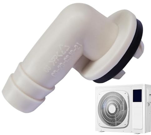 Conector de salida de drenaje para el aire acondicionado, conector de la unidad externa del aire acondicionado, Buzzle de drenaje - Piezas de repuesto de tamaño compacto para uso interior y exterior