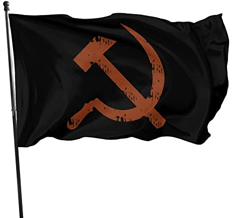 Flagge der ehemaligen Sowjetunion mit Hammer und Sichel, 90 x 150 cm, für Garten, Outdoor, Dekoration, Banner