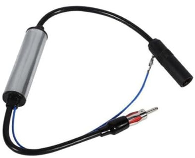 Happyyami 1piezas Amplificador De Señal FM Línea Amplificador De Antena Radio FM Antena Radio Coche Amplificada