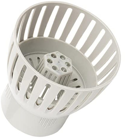 UPKOCH Filtre Multifonctionnel pour Bassin à Poissons Crépine de Panier Collecteur Outil de Filtration en Plastique pour Éliminer Débris et Nourriture Accessoire de Jardin