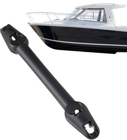 Boot Snubber, 33 x 4.3 cm, Shock Absorbing Mooring for Motorboat and Yacht, Shock Absorber Rubber for Houseboat and Pontoon, Bridge System Accessories, Suitable for 10-12 mm Ropes