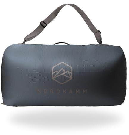 NORDKAMM Schutzhülle Rucksack 80l und 150l, Transporthülle für Flugzeug, Flight Cover (Steel Blue - 150l)