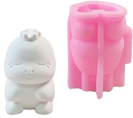Moldes de silicona para velas de animales, 3D, dinosaurio, yesos, fundición, adornos, corona, dinosaurio, moldes de silicona