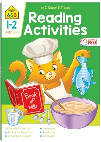 School Zone Reading Activities Grades 1-2 Workbook