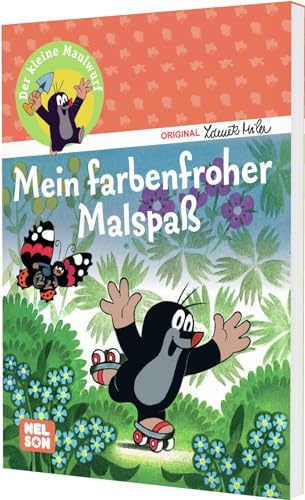 Der kleine Maulwurf: Mein farbenfroher Malspaß: Malblock für Kinder ab 3 Jahren