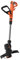 BLACK+DECKER BESTE625-QS - Cortabordes 450W, Ancho de corte 25 cm, Mango telescópico, Rueda guía y desenrollado automático del cable