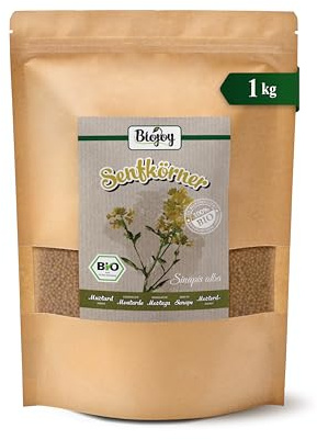 Biojoy EKO-Senapsfrön, med full kryddarkraft – från kontrollerad ekologisk odling (1 kg)