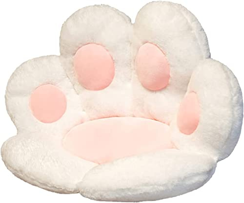 KINGGOO Cute Seat Cushion Lazy Back Cozy Cat Paw Shaped Sofa Office Chair Cushion