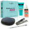 Mylee Pedicure Kit – 5 Piece Set with Crystal Fool File, Foot Cream, Cuticle Remover, Metal Cuticle Pusher and Large Nail Clippers, Dry, Dead or Hard Skin Removal, Suitable for Salon and Home Use