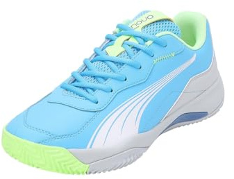 PUMA Unisex Nova Smash Tennisschuhe, Luminous Blue Puma White Glacial Gray, 44 EU