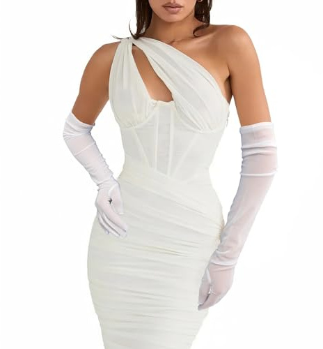 Yicelerate Spitzenhandschuhe,Handschuhe Damen,Lange Netzhandschuhe,Weiß Handschuhe,Netzhandschuhe Weiß,Spitzenhandschuhe Lange Damen Elegant