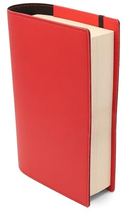 Paperback Book Cover, Book Protector, Red