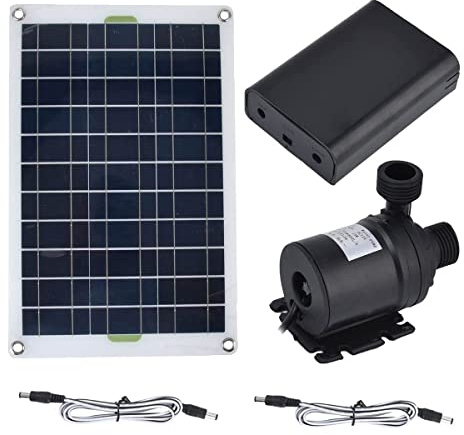 Yuattory Bomba de Agua de 50W 800L/H DC12V Bomba de Fuente de Agua de Bajo Ruido para Bomba de Riego de Fuente de Agua Familiar de JardíN